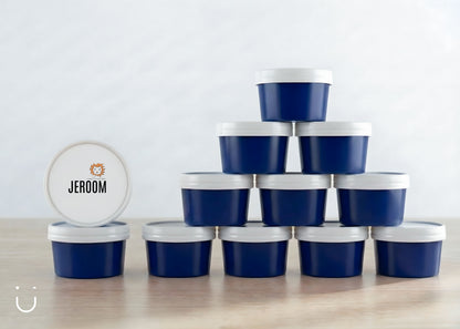 10x Deugeniet doopsuiker doosje - Donkerblauw