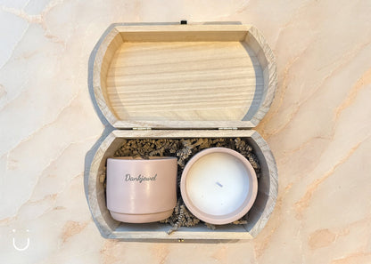 Afscheidscadeau crèche - Cadeauset kaarsjes - Deugeniet - Traktatie crèche