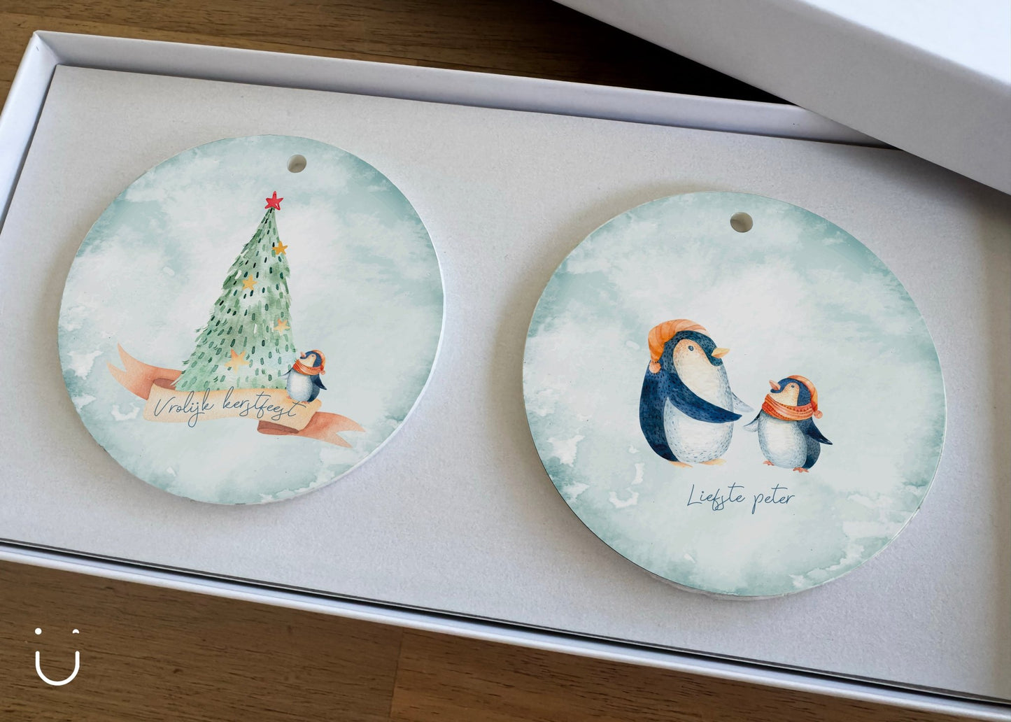 Cadeauset - Kersthangers - Liefste peter - Deugeniet - Kerst decoratie