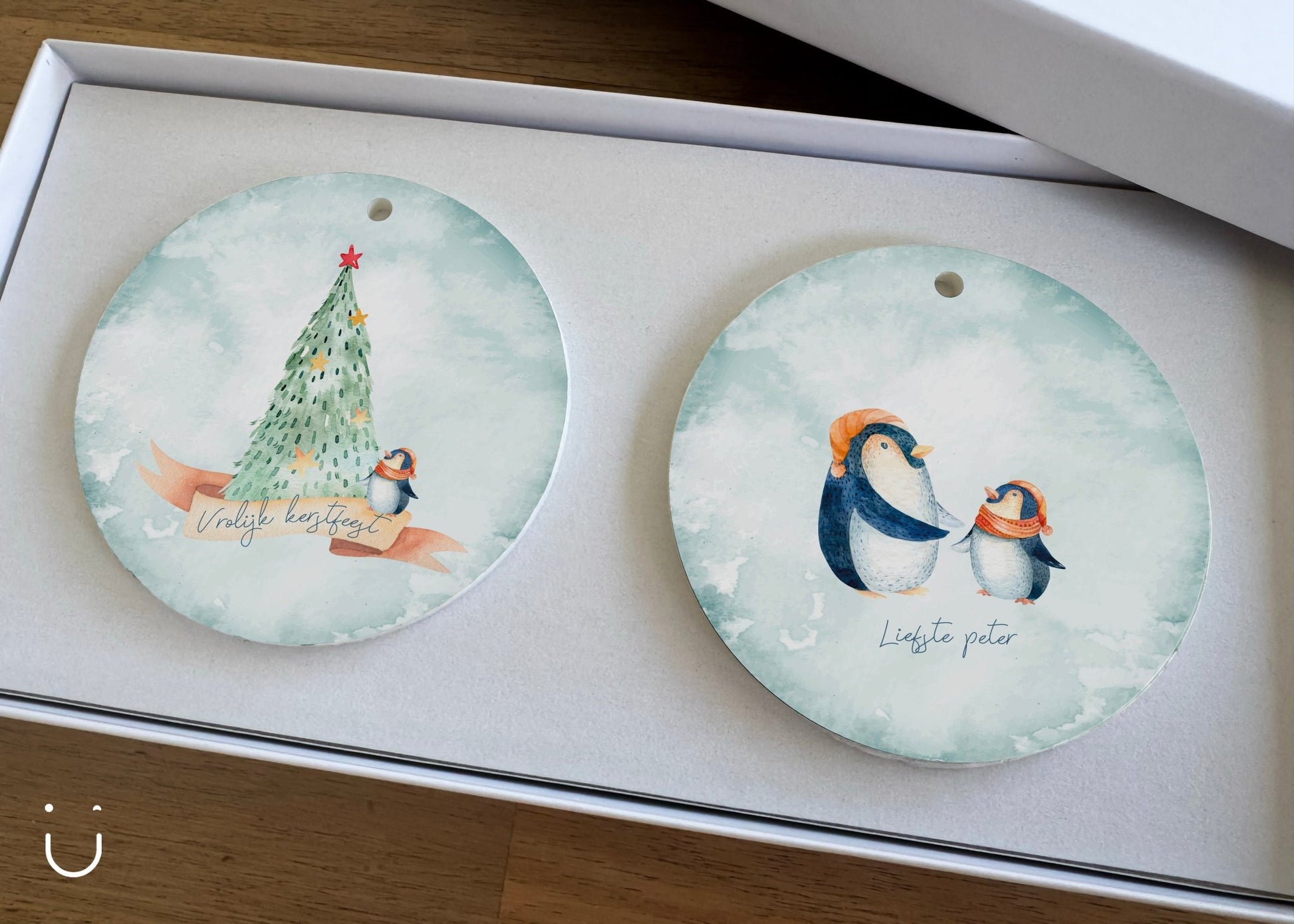 Cadeauset - Kersthangers - Liefste peter - Deugeniet - Kerst decoratie