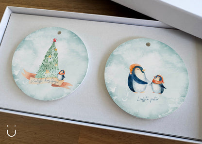 Cadeauset - Kersthangers - Liefste peter - Deugeniet - Kerst decoratie