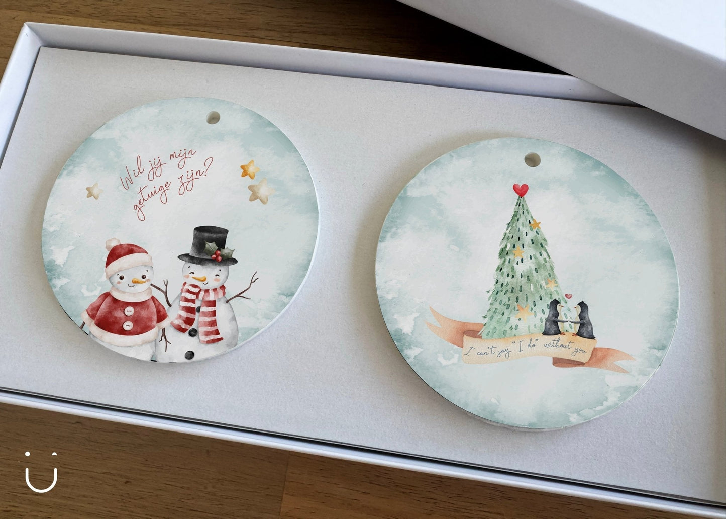 Cadeauset - Kersthangers - Wil je mijn getuige zijn? - Deugeniet - Getuige vragen