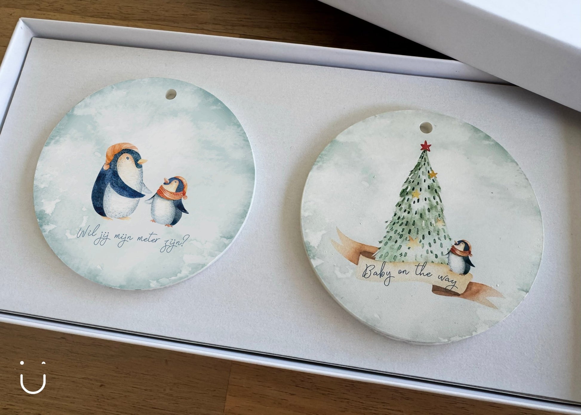 Cadeauset - Kersthangers - Wil jij mijn meter zijn? - Deugeniet - Kerst decoratie