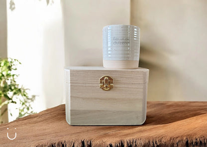 Cadeauset tas keramiek - Eén uit de duizend - Deugeniet - kersthangers