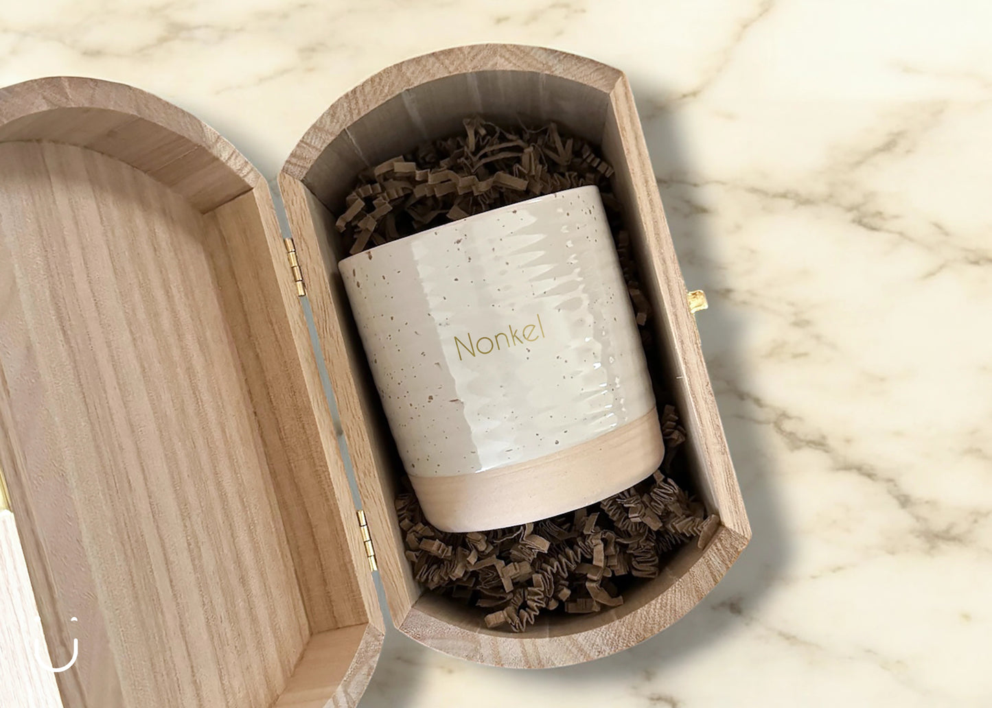 Cadeauset tas keramiek - Nonkel - Deugeniet - kersthangers