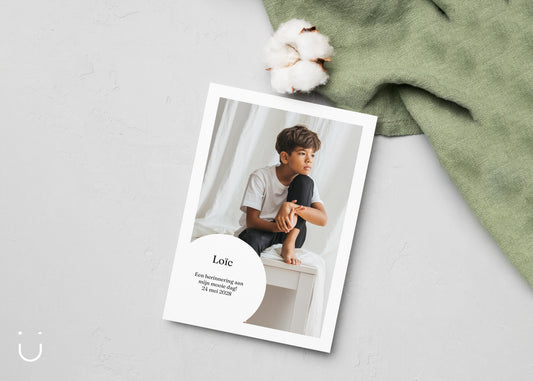 Communiekaartje "Blanche" - Deugeniet - Communiekaartjes