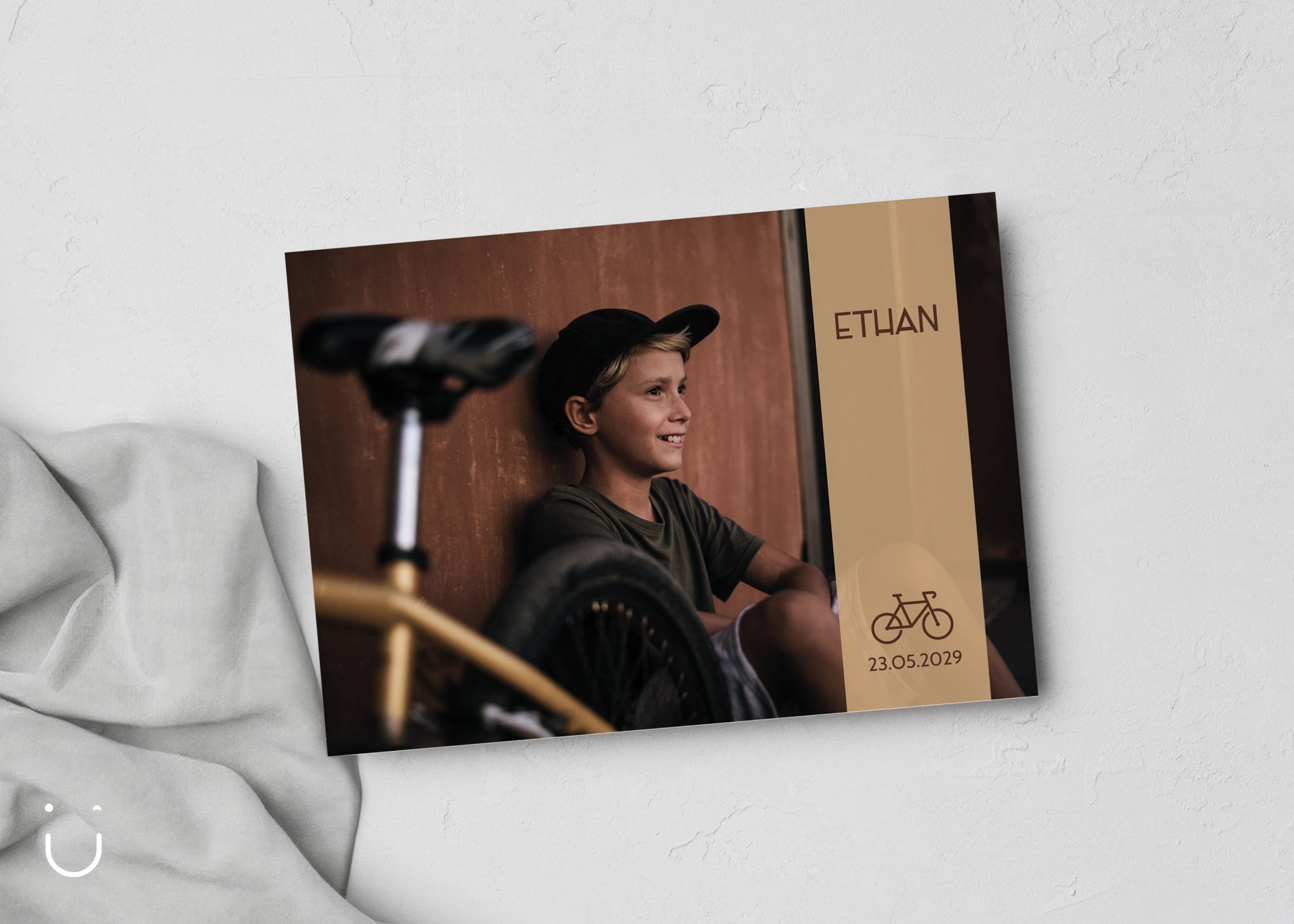 Communiekaartje "Fiets" - Deugeniet - Communiekaartjes