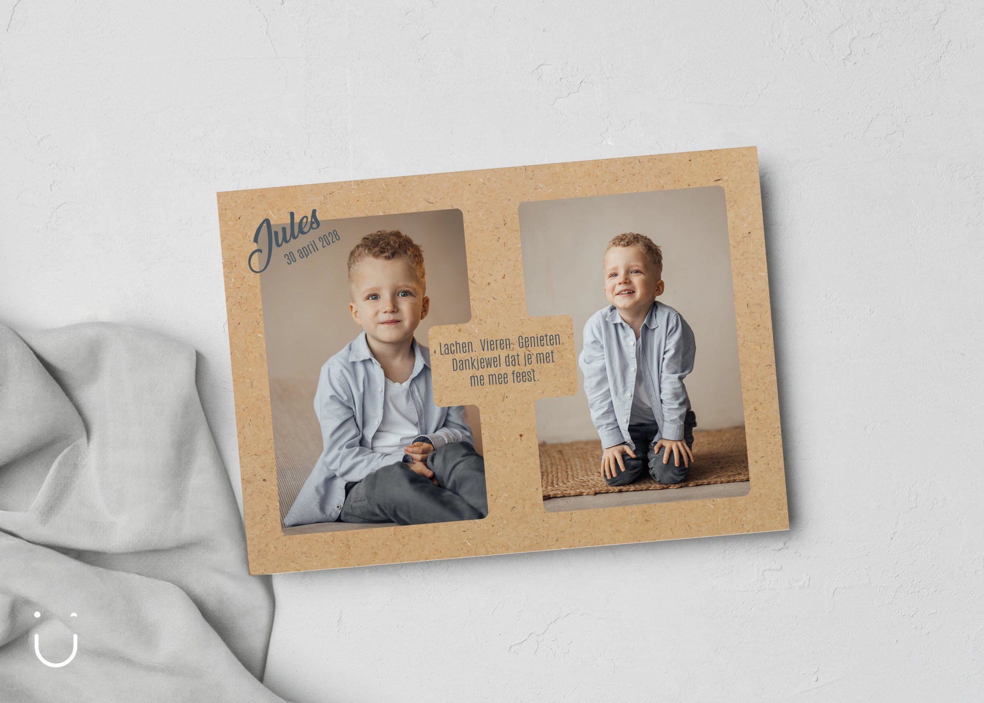 Communiekaartje "Kraft" - Deugeniet - Communiekaartjes