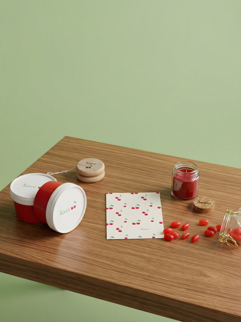 doopsuiker set Cherry Deugeniet