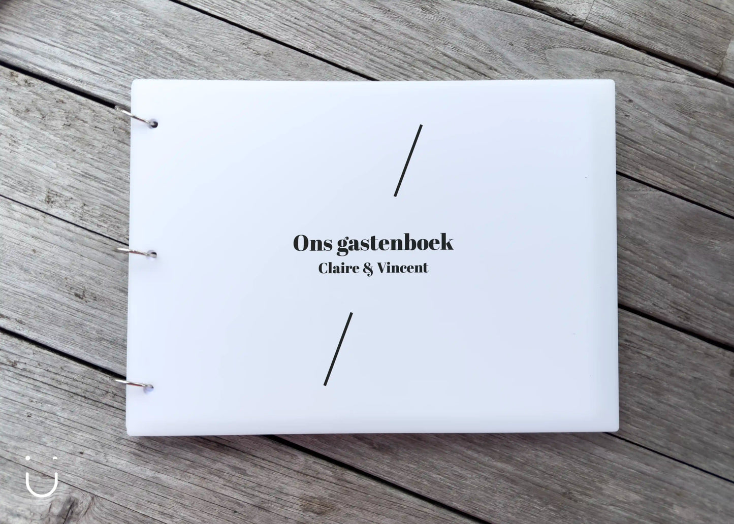 Gastenboek "Black & white" - Deugeniet - Gastenboek