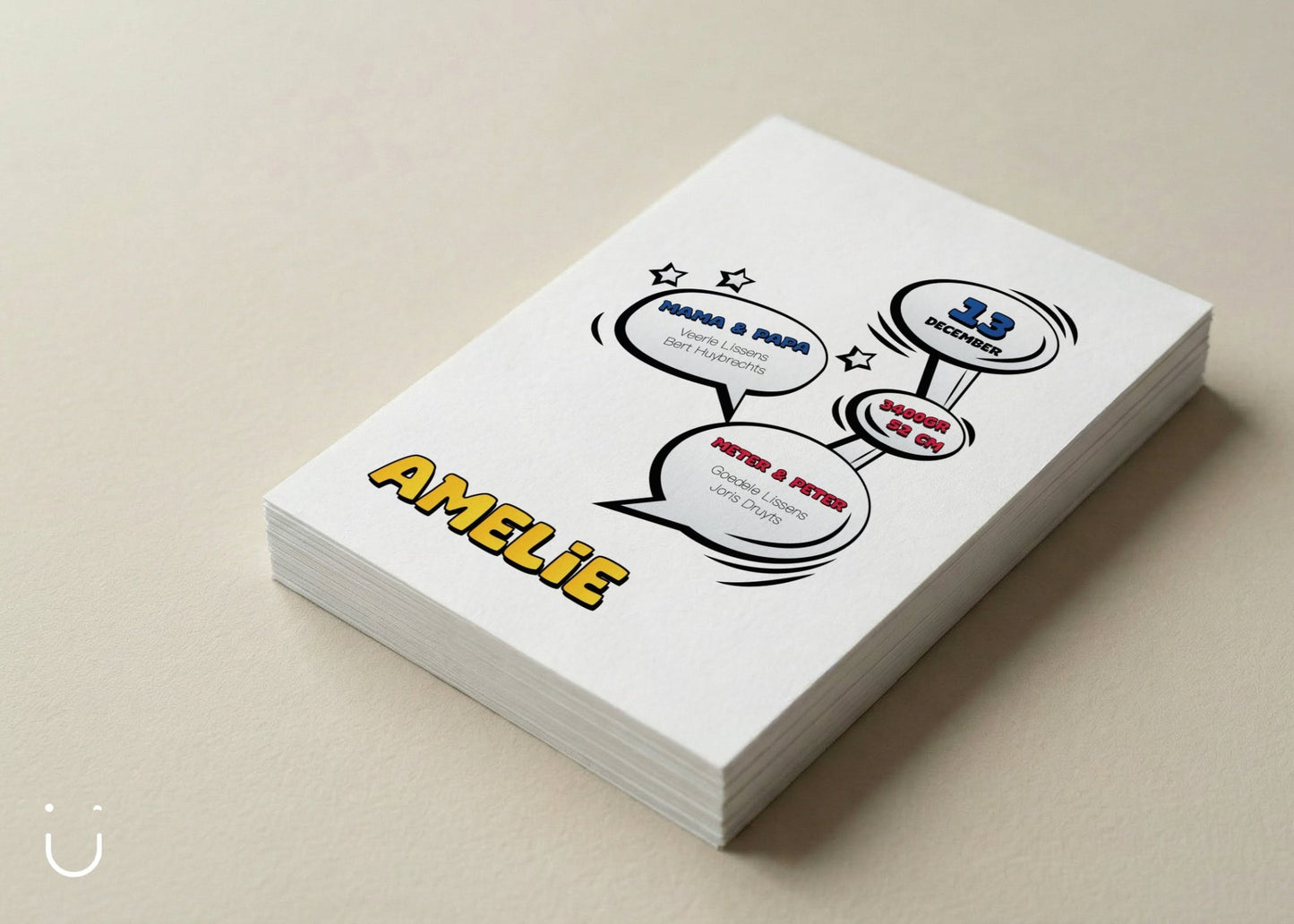 Geboortekaartje "BOOM" - Deugeniet - Geboortekaartjes