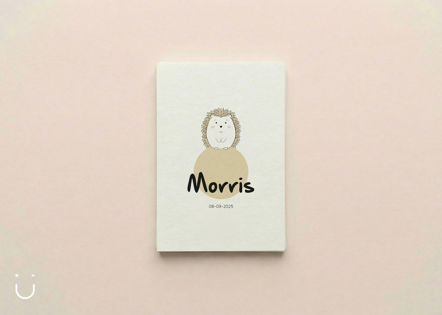 Geboortekaartje "Egel Morris" - Deugeniet - Geboortekaartjes