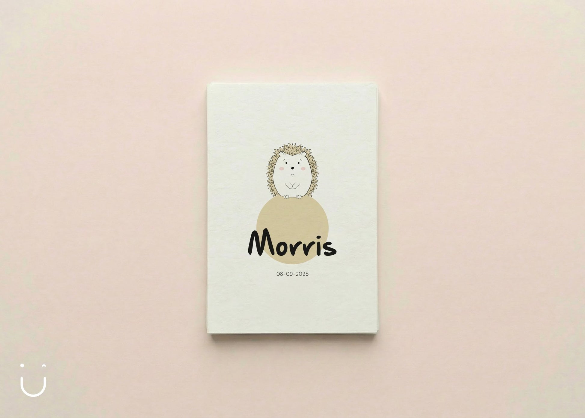 Geboortekaartje "Egel Morris" - Deugeniet - Geboortekaartjes