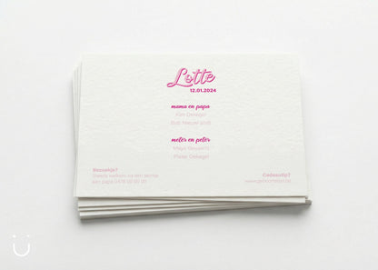 Geboortekaartje "Hi, Barbie" - Deugeniet - Geboortekaartjes