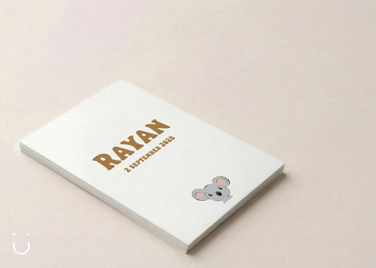 Geboortekaartje "Koalabeertje" - Deugeniet - Geboortekaartjes