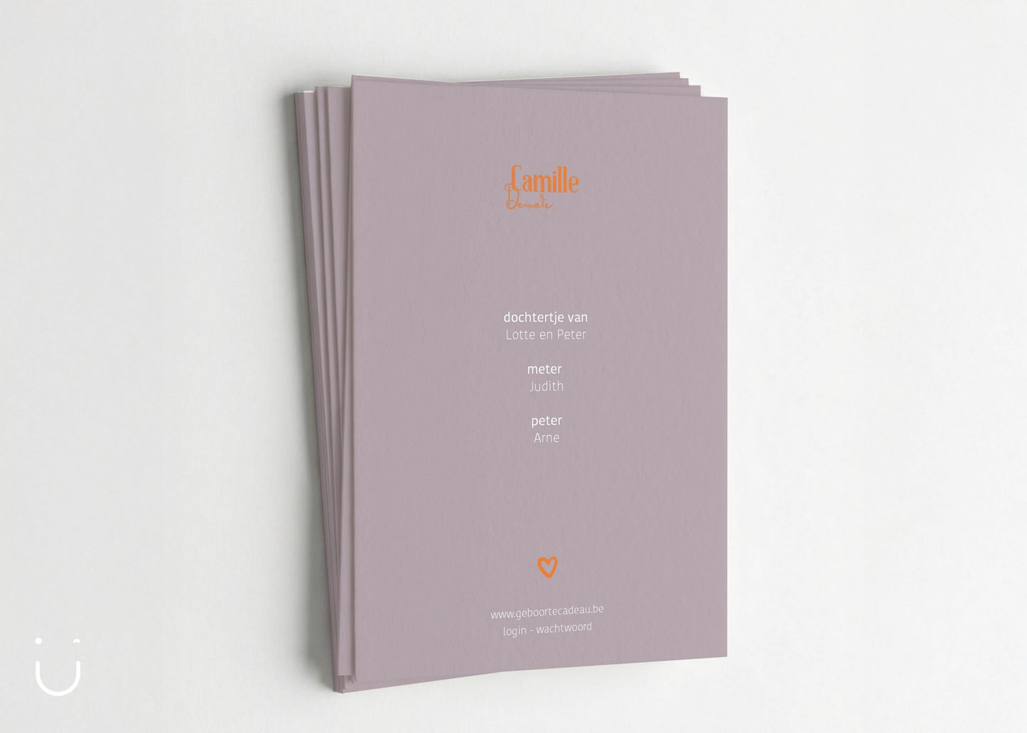 Geboortekaartje "LILA" - Deugeniet - Geboortekaartjes