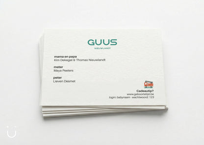 Geboortekaartje "On fire" - Deugeniet - Geboortekaartjes