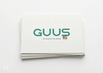 Geboortekaartje "On fire" - Deugeniet - Geboortekaartjes