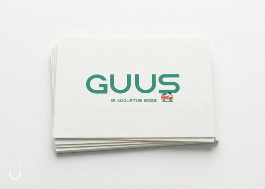 Geboortekaartje "On fire" - Deugeniet - Geboortekaartjes