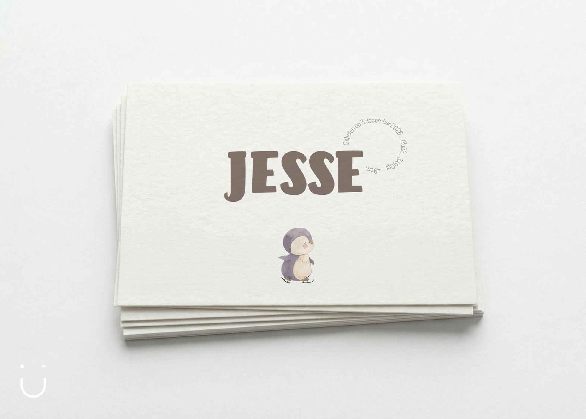 Geboortekaartje "Pinguïn" - Deugeniet - Geboortekaartjes