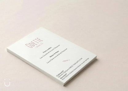 Geboortekaartje "Pink flowers" - Deugeniet - Geboortekaartjes