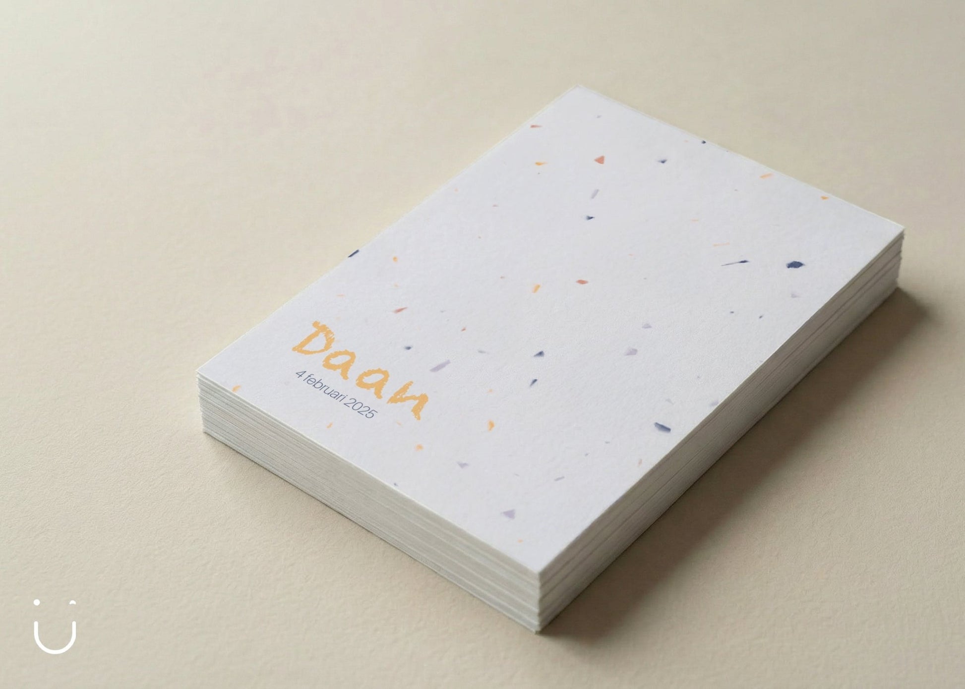 Geboortekaartje "Terrazzo" - Deugeniet - Geboortekaartjes