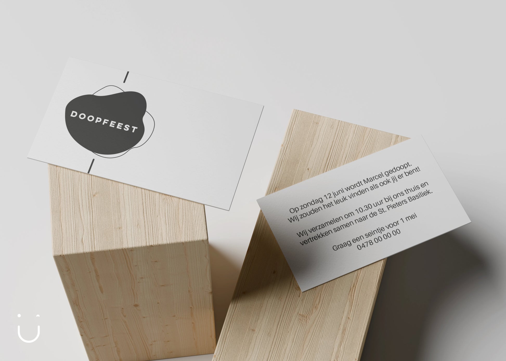 Kleine babyborrel kaartjes "Bubbly" - Deugeniet - 
