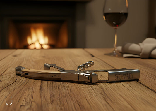 Kurkentrekker Olijfhout Laguiole - Peter vragen - Peter cadeau - Deugeniet - Meter/peter cadeaus