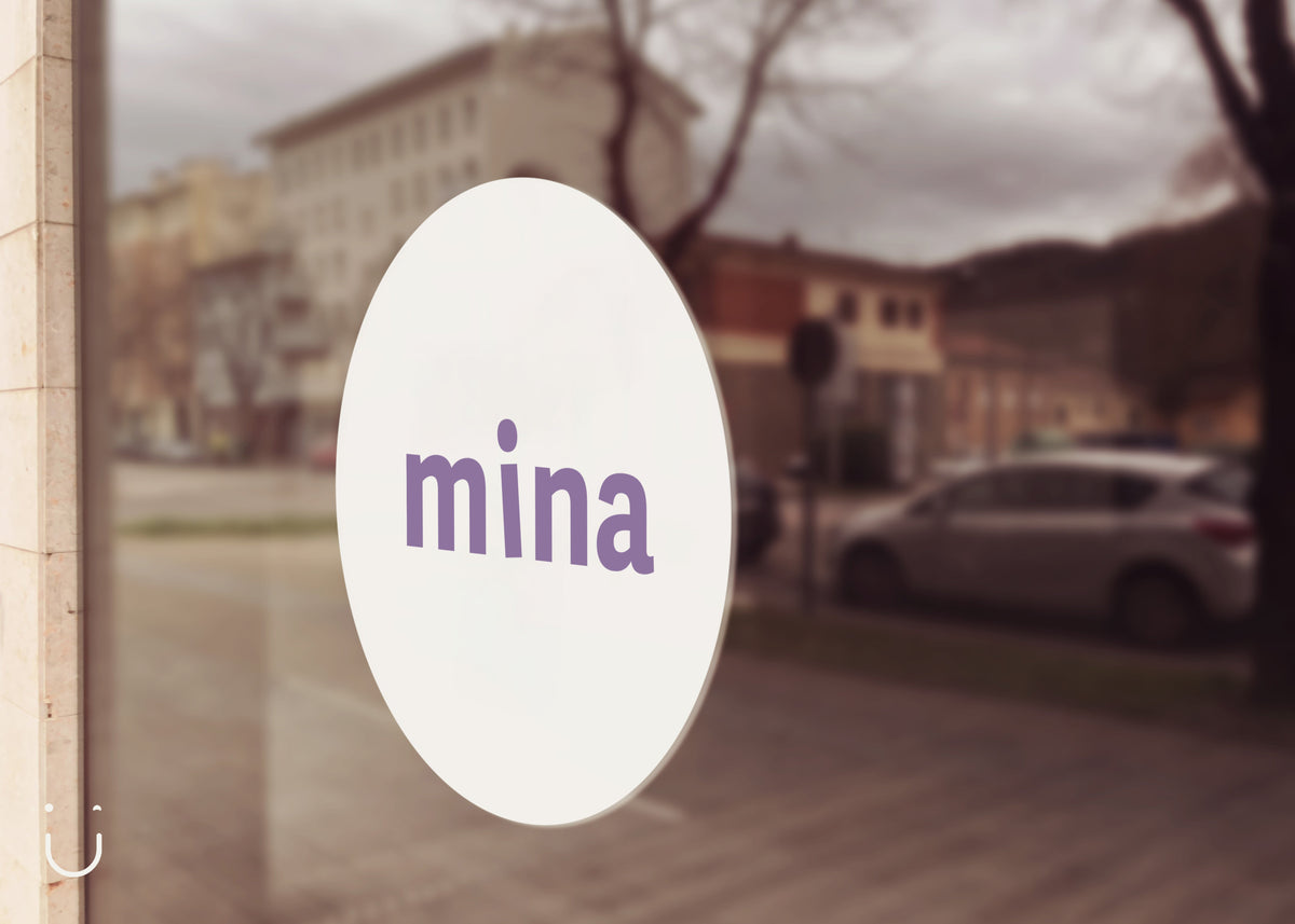 Raamsticker "Mina" - Deugeniet