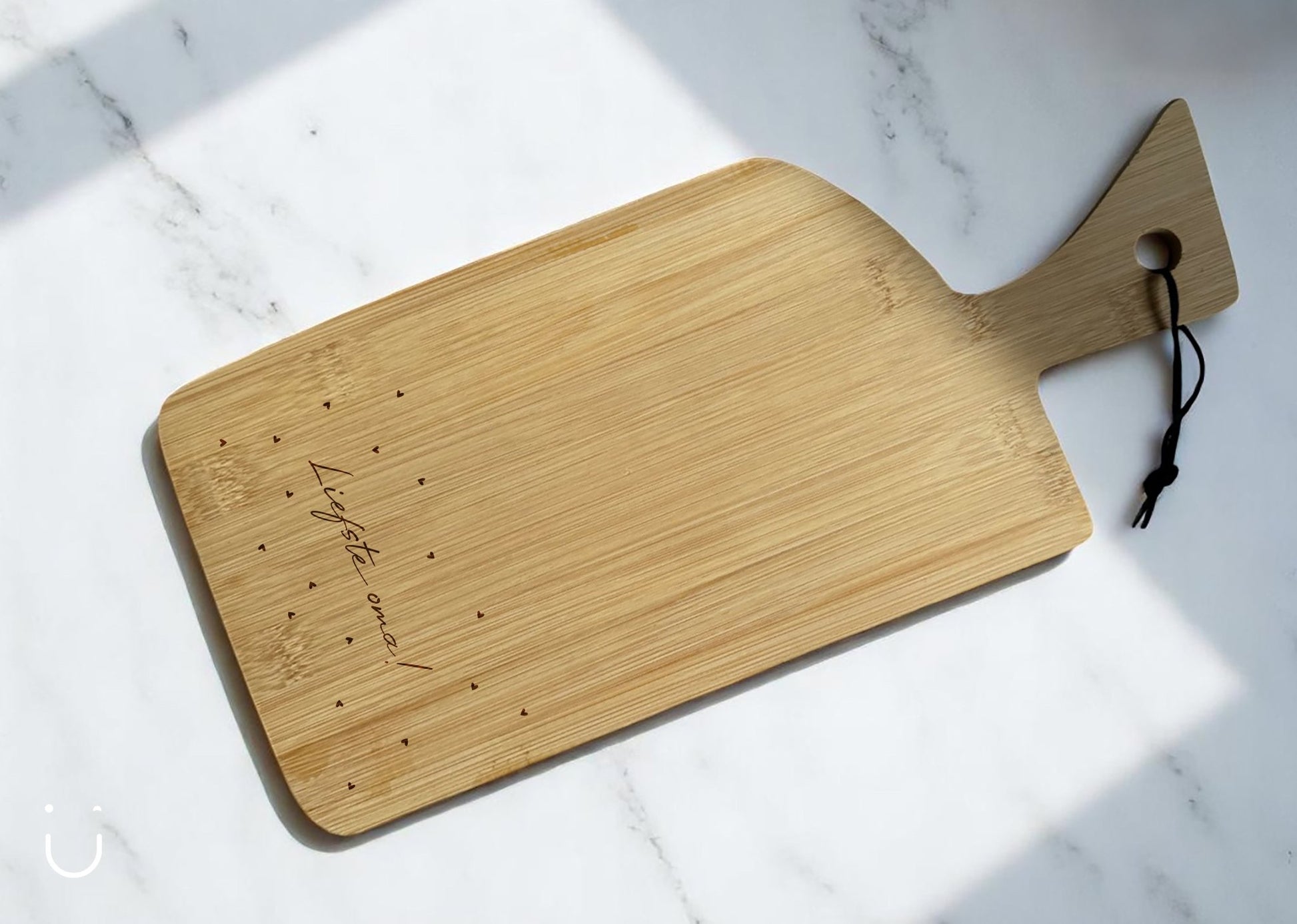 Serveerplank hout - oma cadeau - oma aankondigen - Deugeniet - Grootouders