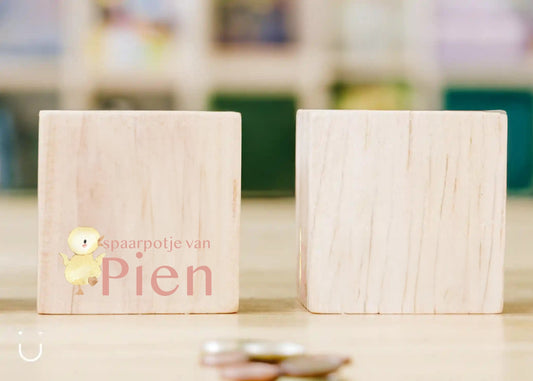 Spaarpotje "Eendje" - Deugeniet - Spaarpotje babykamer