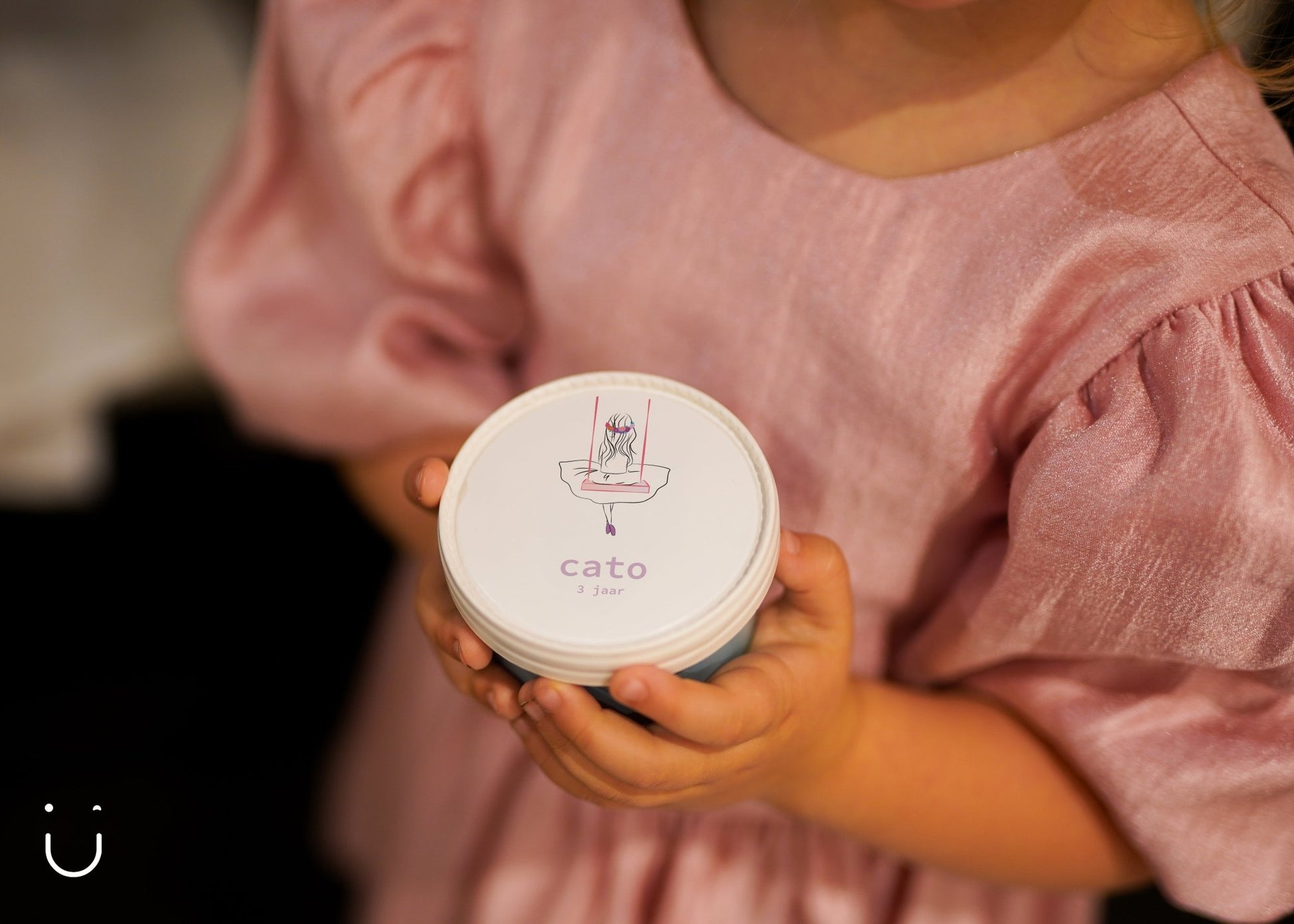 Traktatie 3 jaar Prinses roze - Deugeniet - Traktatie kinderfeestje