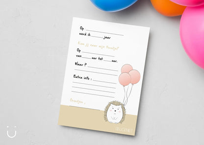 Traktatie 6 jaar Egeltje - Deugeniet - Traktatie egeltje