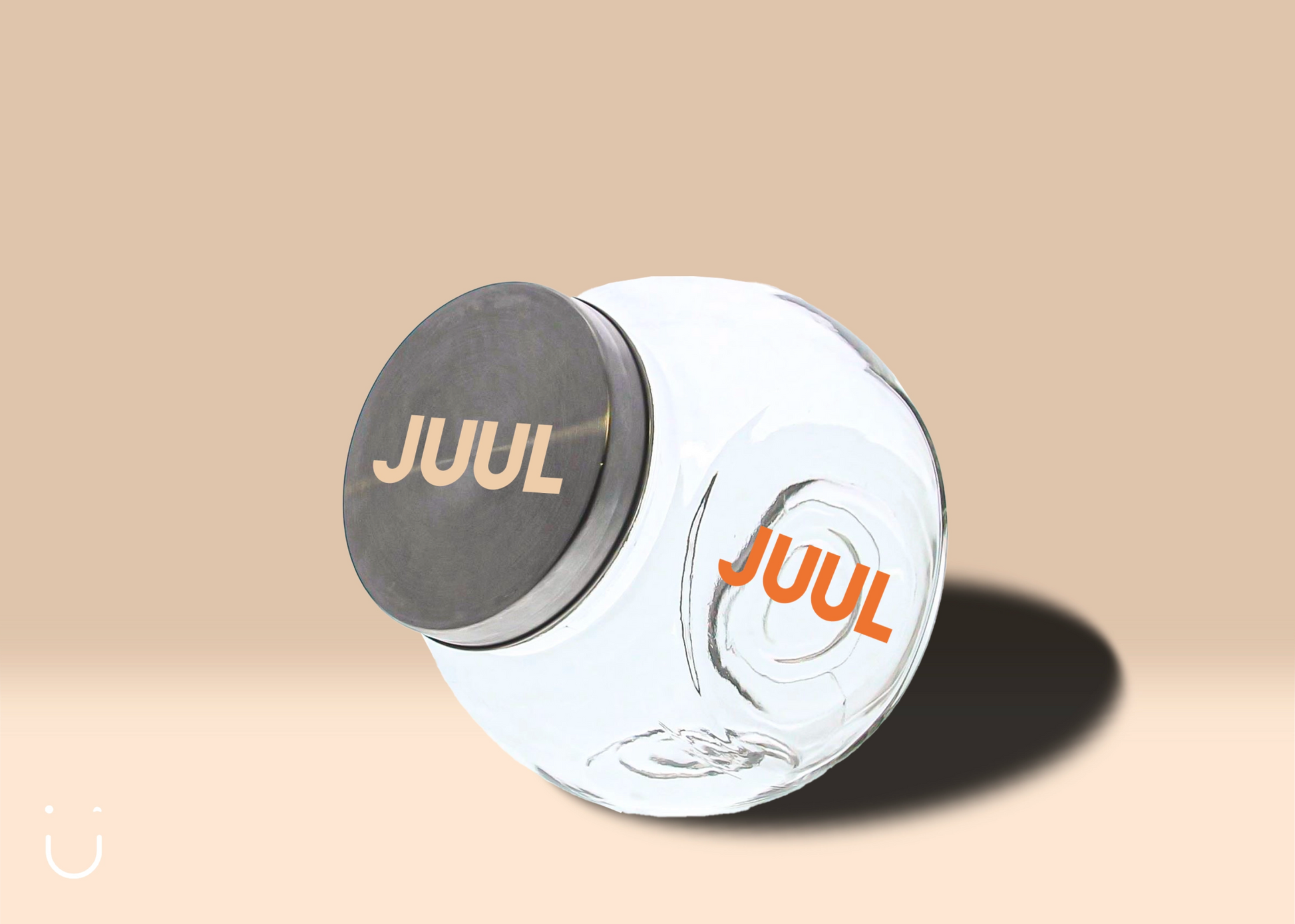Uitdeelpot "GEKLEURD oranje" - Deugeniet - Uitdeelpot doopsuiker