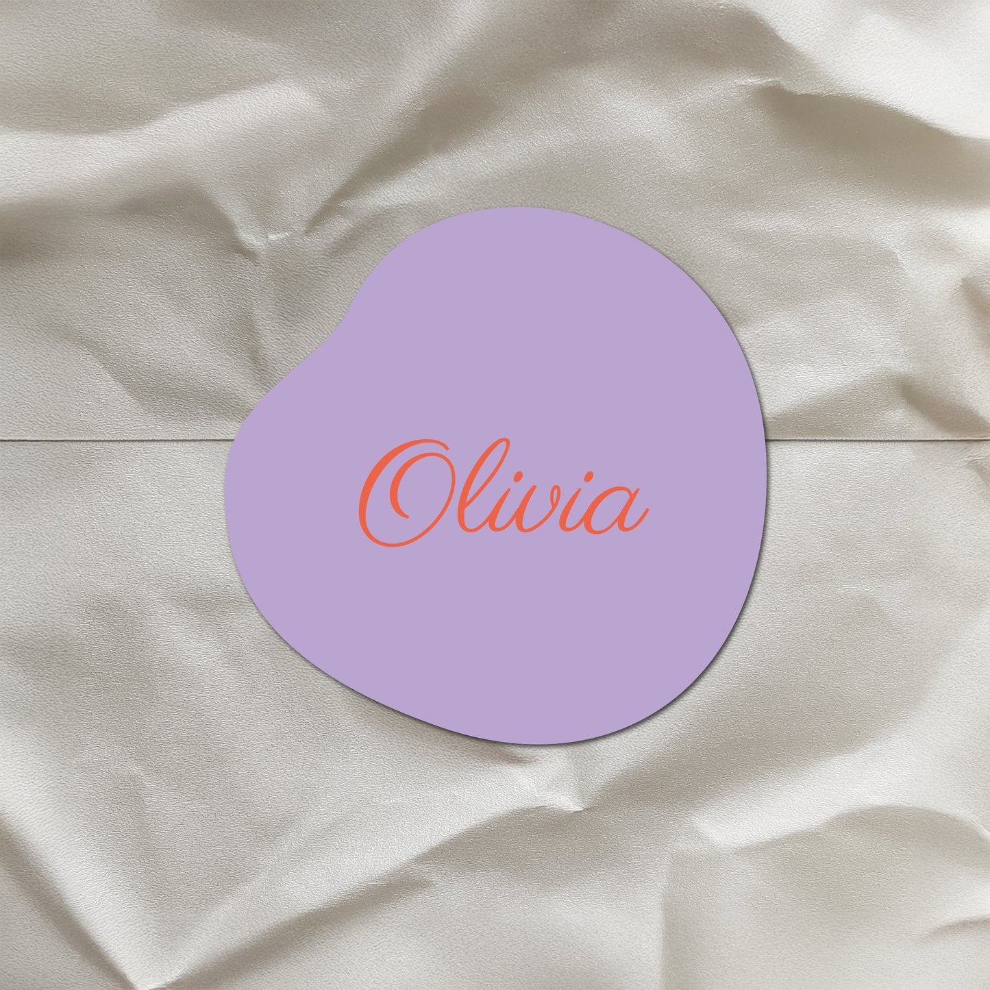 Sticker organisch - 4cm - Doopsuiker • vanaf 20 stuks