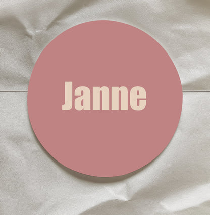 Sticker rond - 7cm - Doopsuiker • vanaf 5 stuks