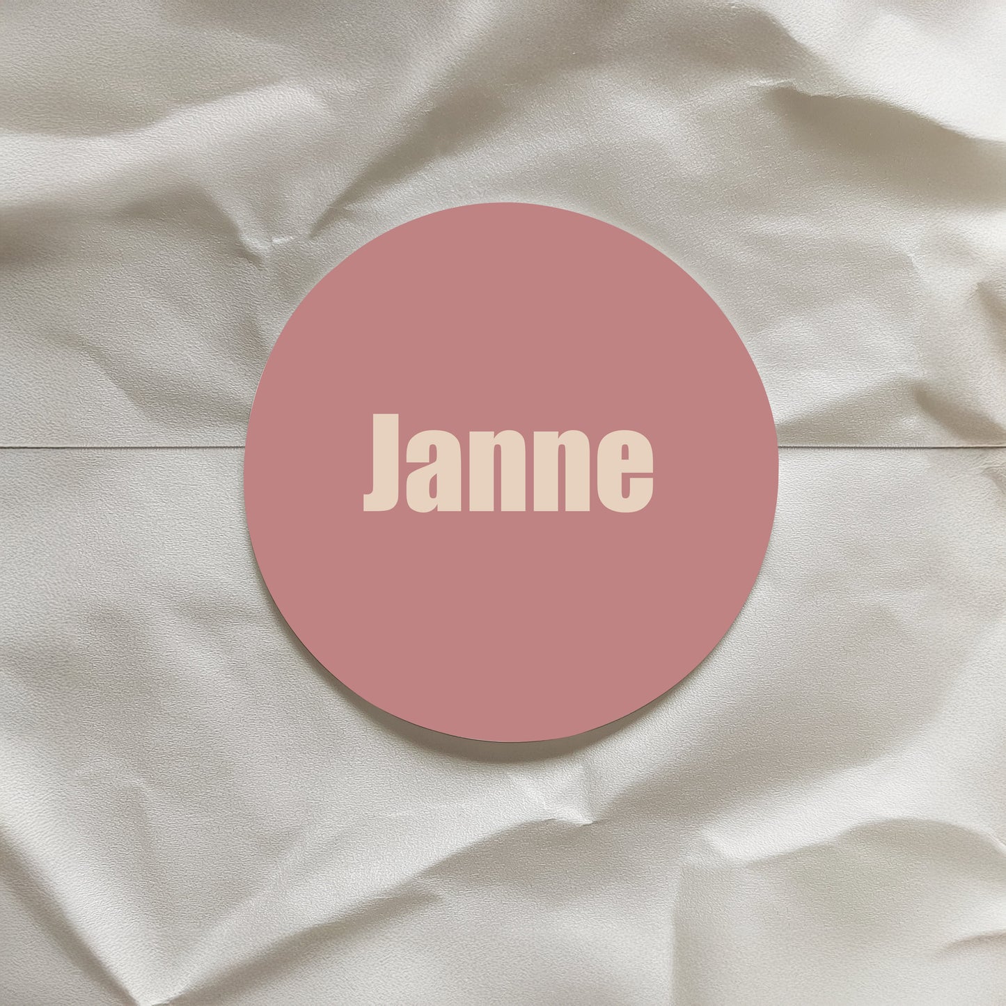 Sticker rond - 4cm - Doopsuiker • vanaf 20 stuks