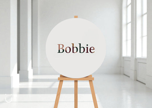 Welkomstbord "Bobbie"