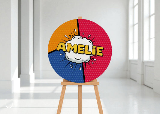 Welkomstbord "BOOM" - Deugeniet - Welkomstbord