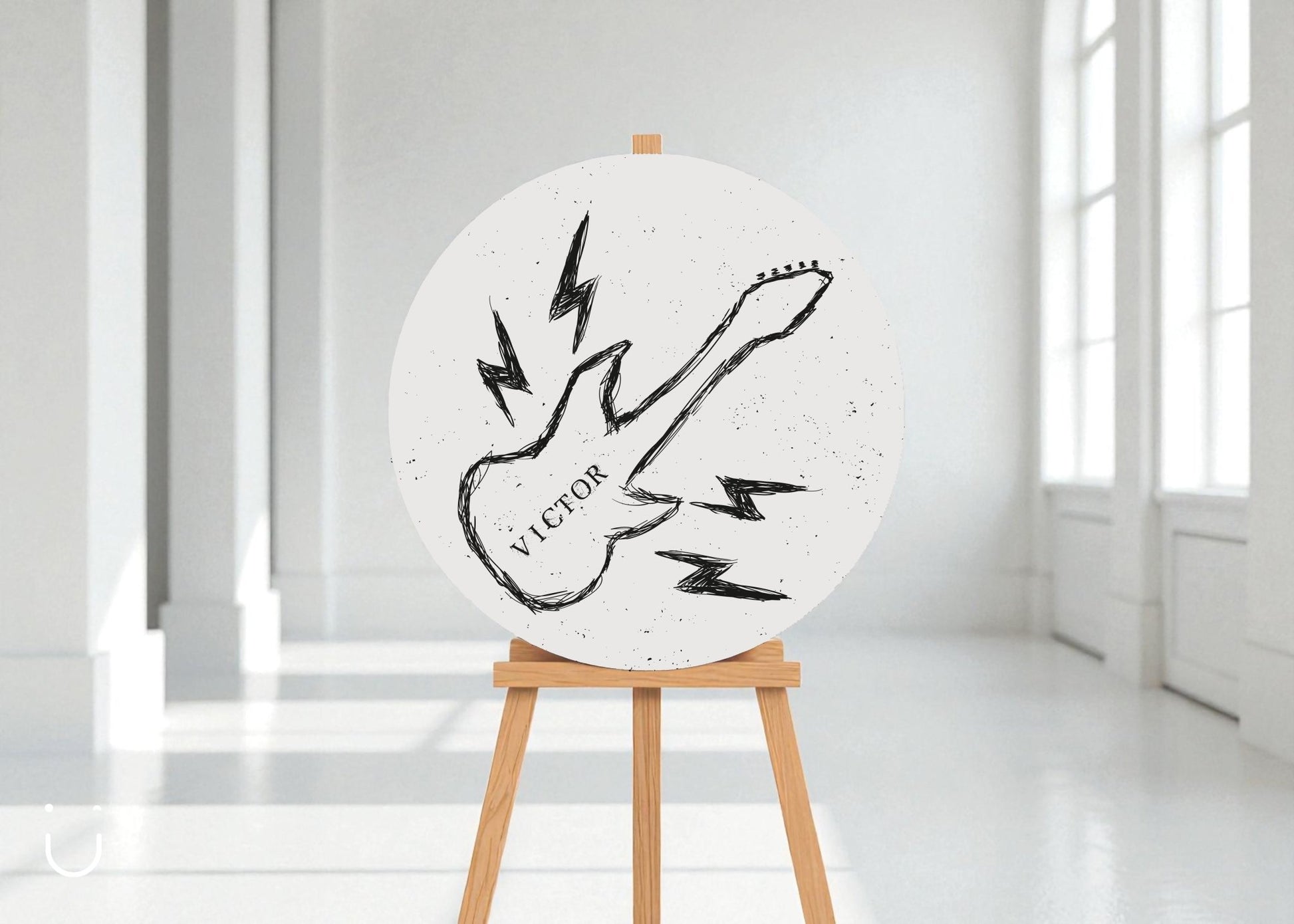 Welkomstbord "Born to rock" - Deugeniet - Welkomstbord