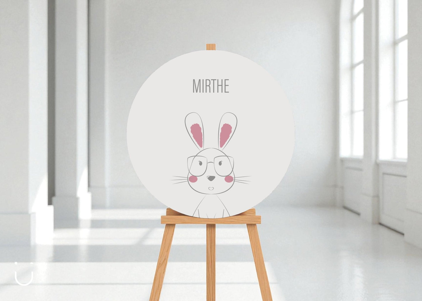 Welkomstbord "BUNNY" - Deugeniet - Welkomstbord