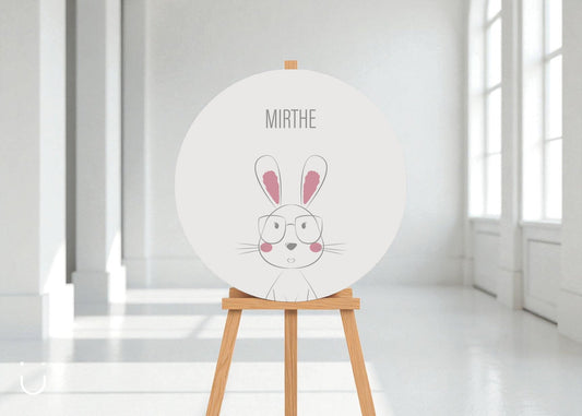 Welkomstbord "BUNNY" - Deugeniet - Welkomstbord