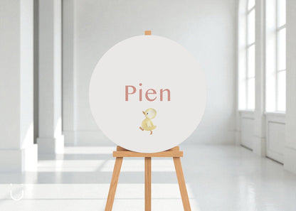 Welkomstbord "Eendje" - Deugeniet - Welkomstbord