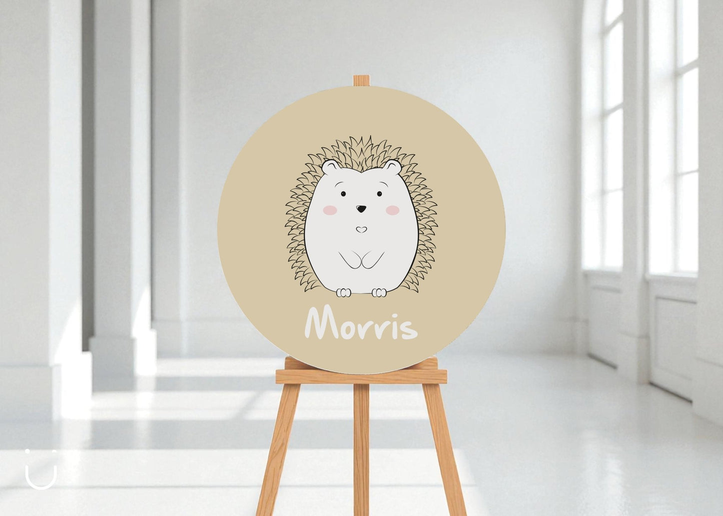 Welkomstbord "Egel Morris" - Deugeniet - Welkomstbord