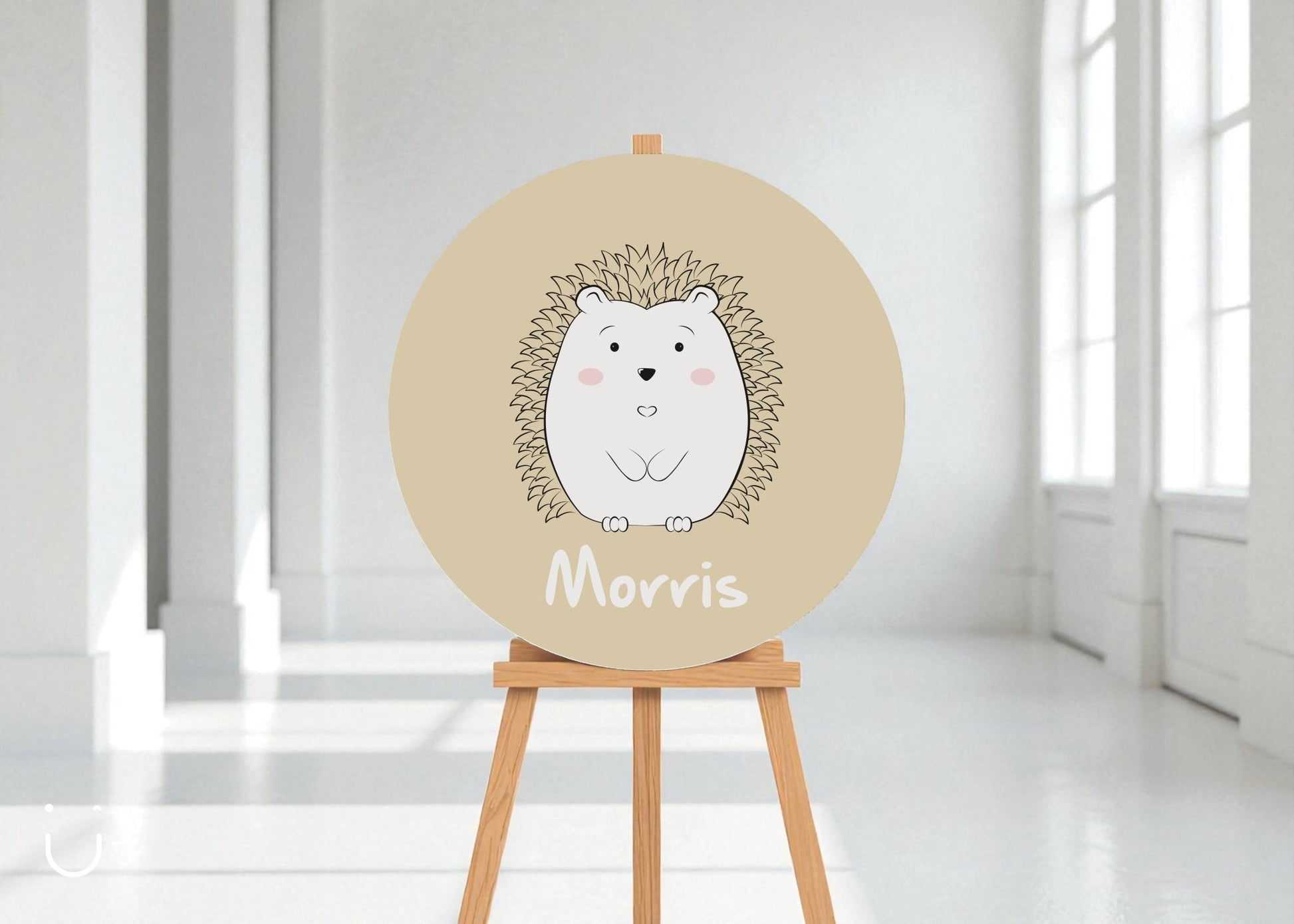 Welkomstbord "Egel Morris" - Deugeniet - Welkomstbord