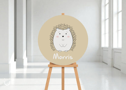 Welkomstbord "Egel Morris" - Deugeniet - Welkomstbord