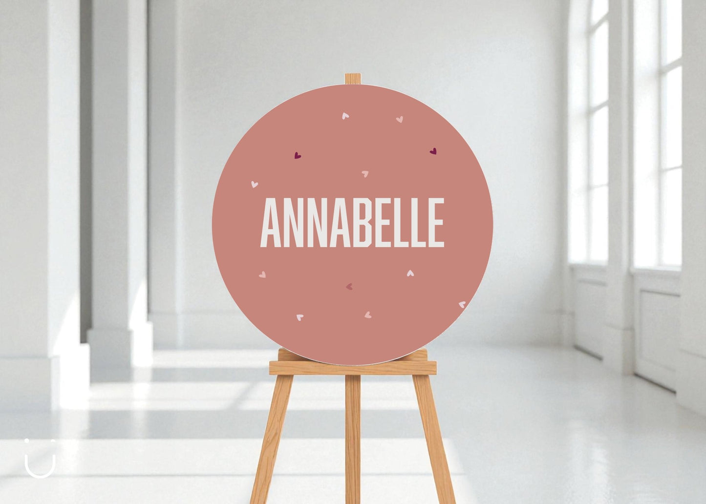 Welkomstbord "Hartjes" - Deugeniet - Welkomstbord