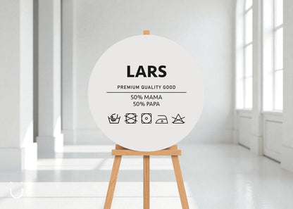 Welkomstbord "Laundrybaby" - Deugeniet - Welkomstbord