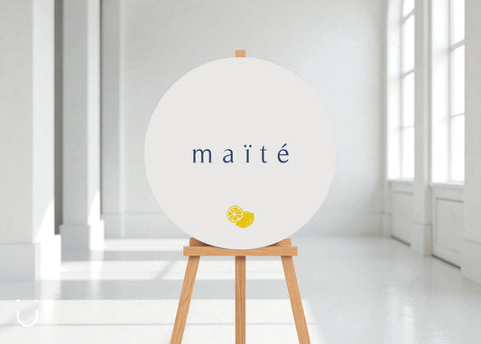 Welkomstbord "Lemon" - Deugeniet - Welkomstbord