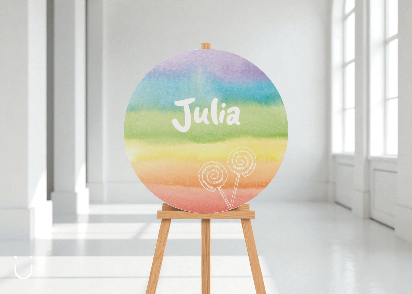 Welkomstbord "Lollipopland" - Deugeniet - Welkomstbord